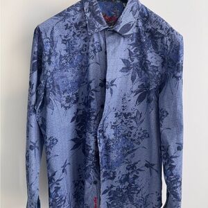 Robert Graham Blue Floral Men's Shirt